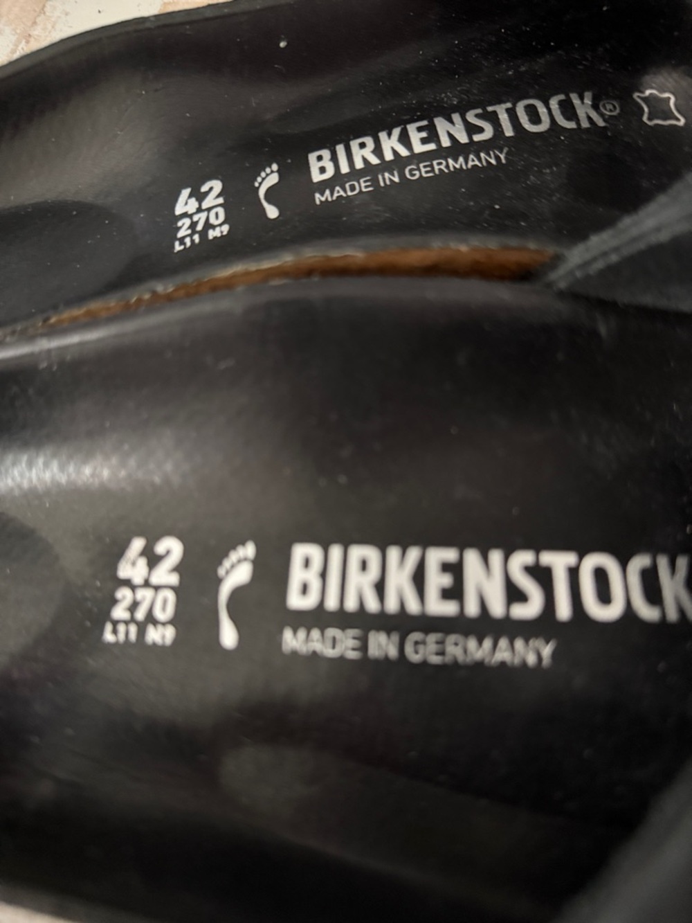 Birkenstock Black Madrid Slip-On Sandals with Silver Buckles - Picture 6 of 6